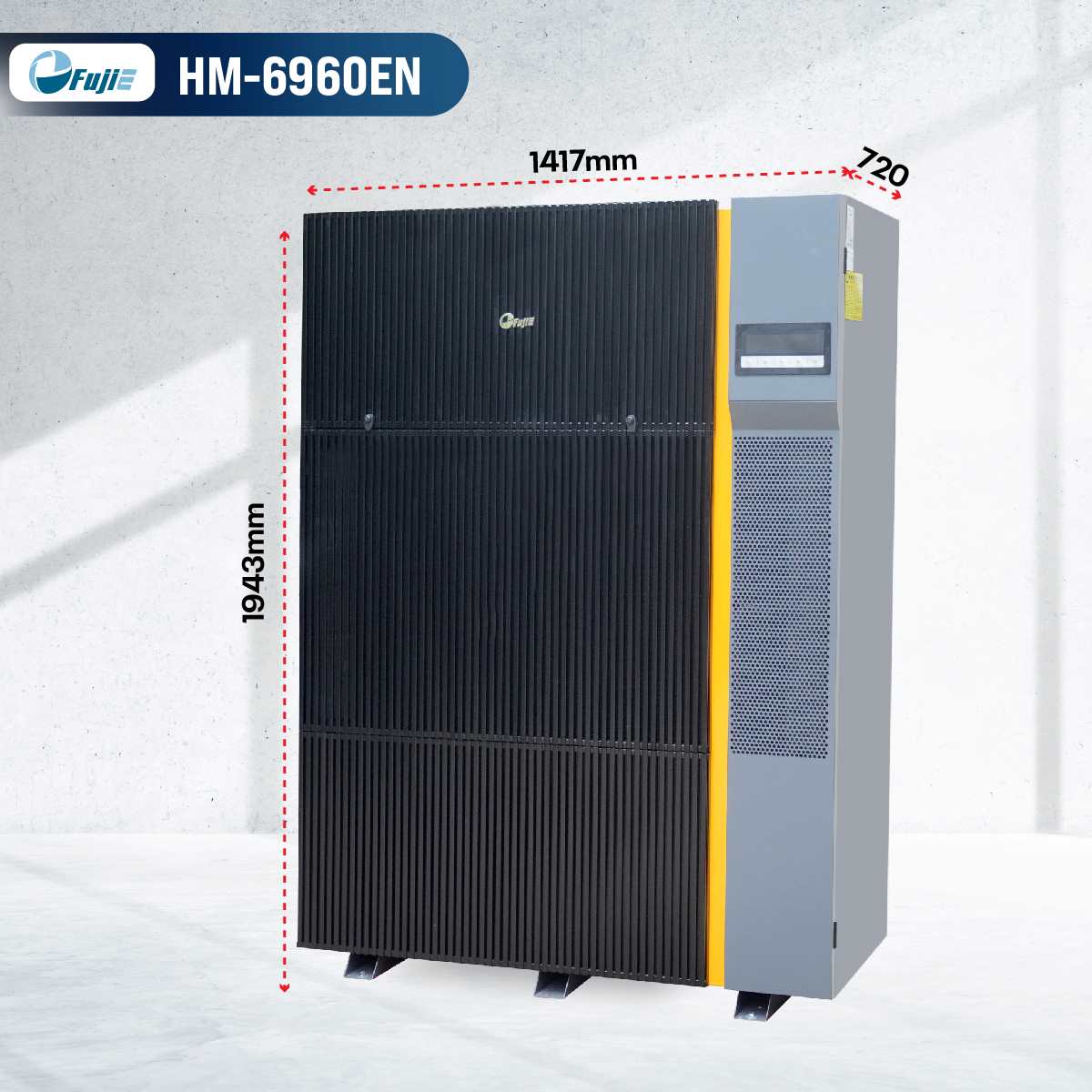 Máy hút ẩm công nghiệp FujiE HM-6960EN 3 pha thế hệ mới - hình 12