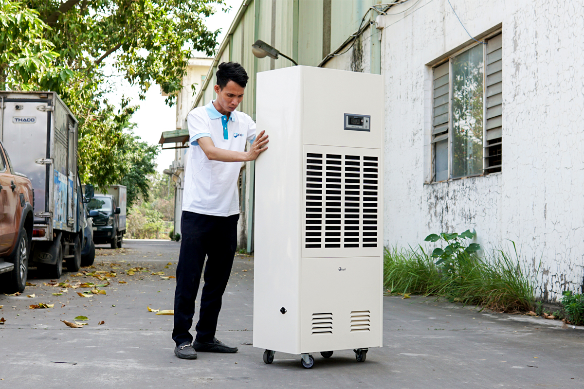 Máy hút ẩm công nghiệp FUJIE HTR10S trong môi trường nhiệt độ cao
