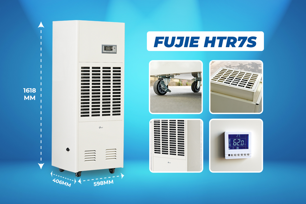 Máy hút ẩm công nghiệp FUJIE HTR7S trong môi trường nhiệt độ cao - hình 3