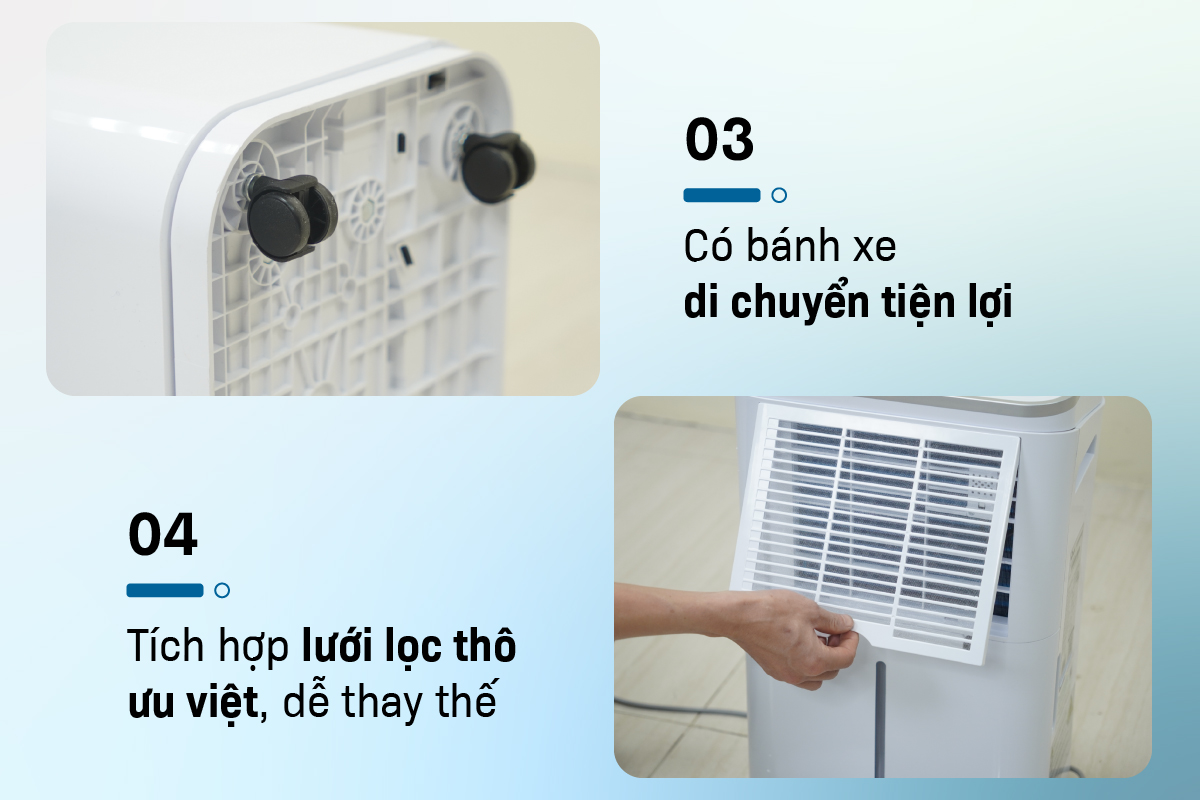 Máy hút ẩm dân dụng FujiE HM-918EC-N - hình 5