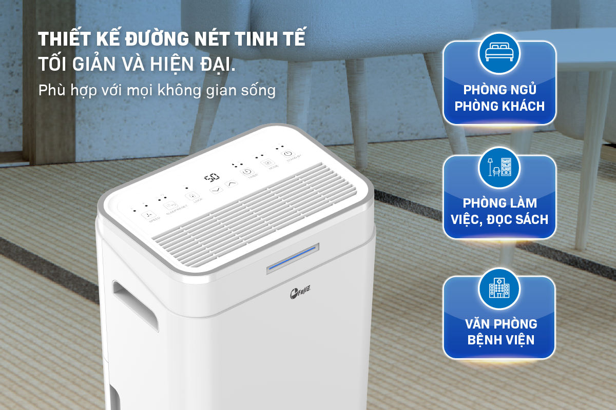 Máy hút ẩm dân dụng FujiE HM-918EC-N - hình 6