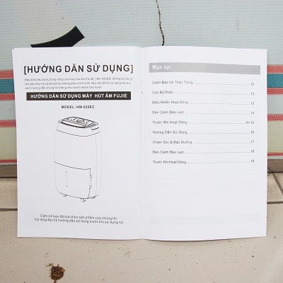 Máy hút ẩm dân dụng FujiE HM-920EC - hình 10