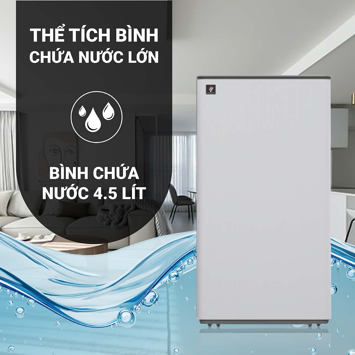 Máy hút ẩm Sharp DW-T30HV-W Model Mới [2025]