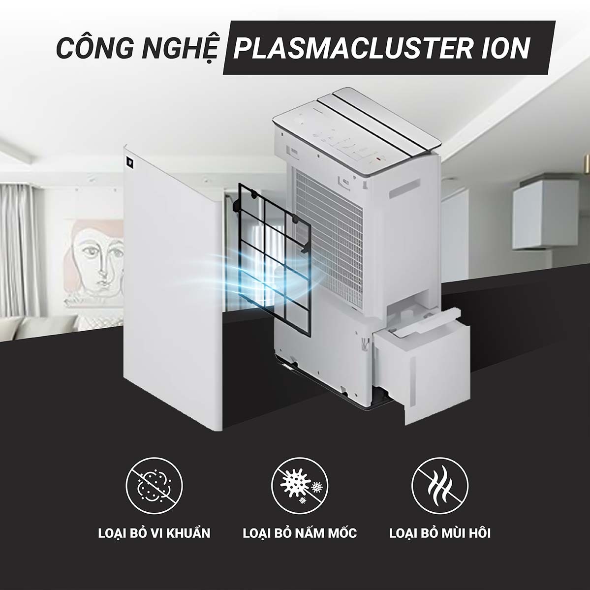 Máy hút ẩm Sharp DW-T30HV-W Model Mới [2025] - hình 2