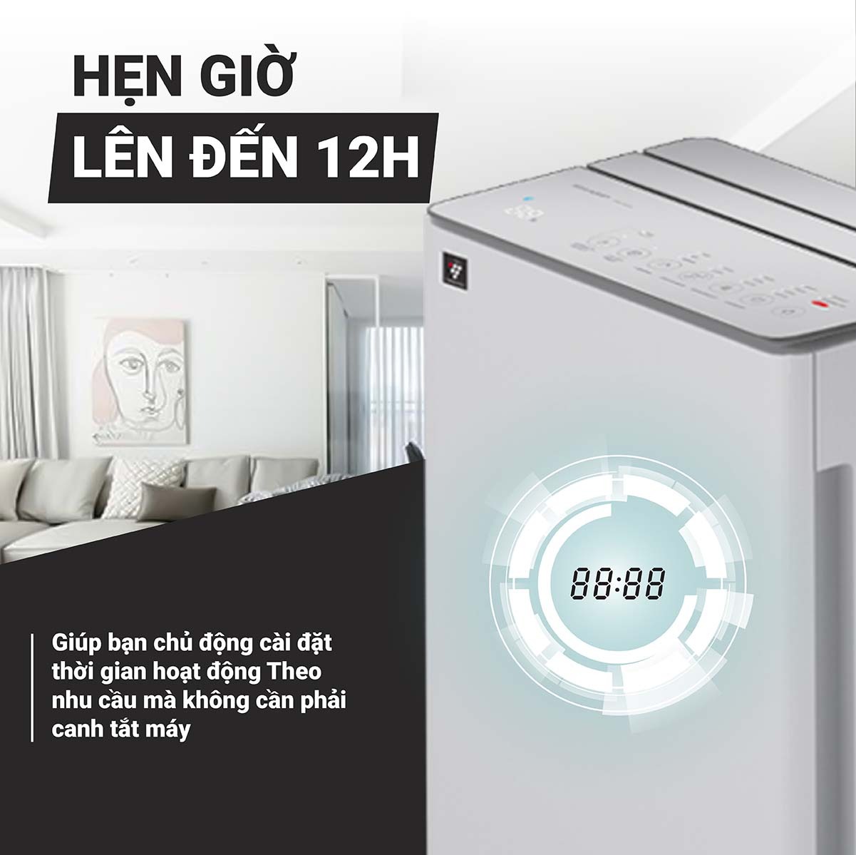 Máy hút ẩm Sharp DW-T30HV-W Model Mới [2025] - hình 5