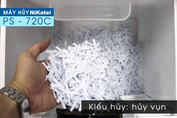 Máy hủy tài liệu Nikatei PS-720C - hình 3