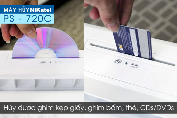 Máy hủy tài liệu Nikatei PS-720C - hình 4