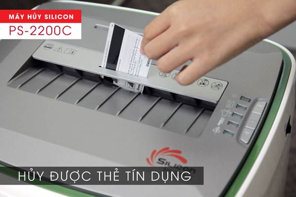 Máy hủy tài liệu Silicon PS-2200C