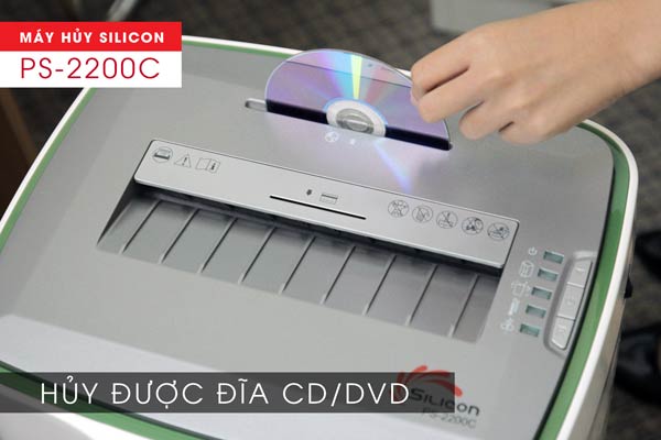 Máy hủy tài liệu Silicon PS-2200C - hình 2