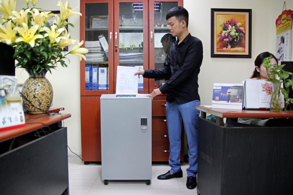 Máy hủy tài liệu Silicon PS-5700C
