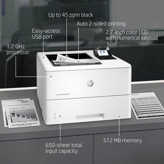 Máy in HP LaserJet M507dn (1PV87A) - hình 4