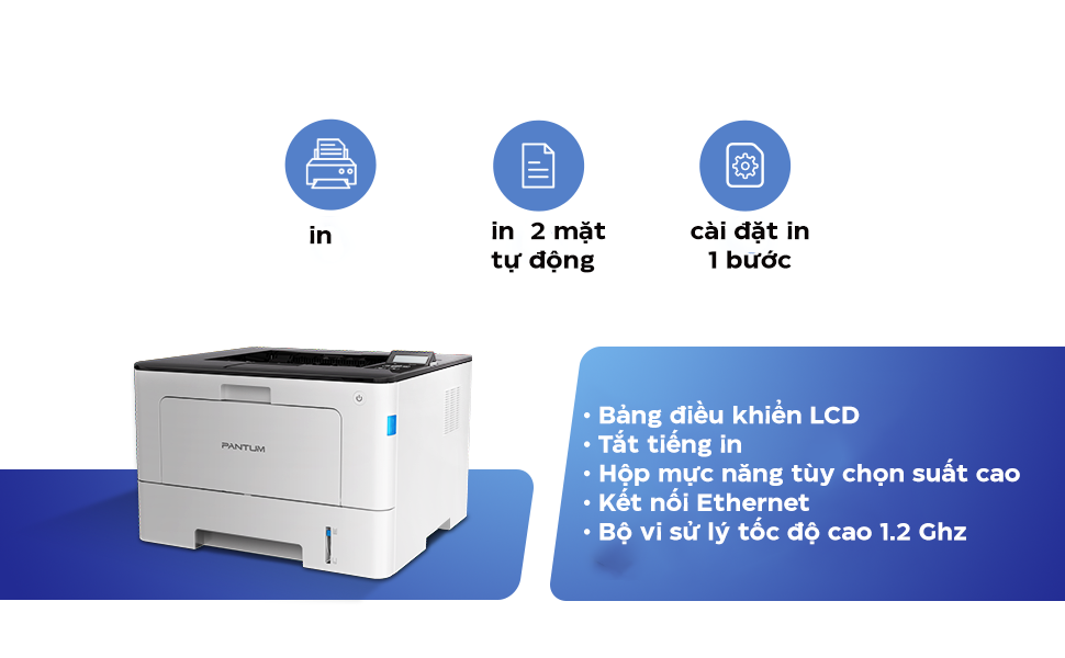 Máy in laser đơn năng PANTUM BP5100DN - hình 2