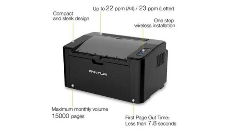 Máy in laser đơn năng PANTUM P2505W - hình 4