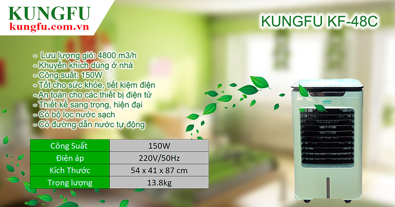MÁY LÀM MÁT KHÔNG KHÍ KUNGFU KF-48C