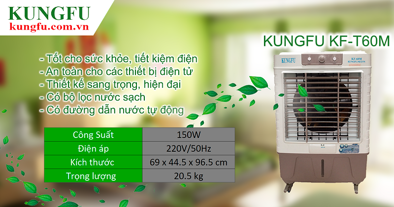 Máy làm mát không khí KUNGFU KF-T60M
