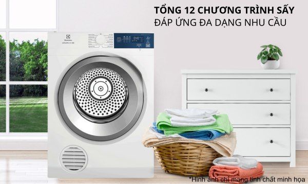 Máy sấy quần áo Electrolux 8,5Kg EDV854J3WB mới 2022 - hình 5