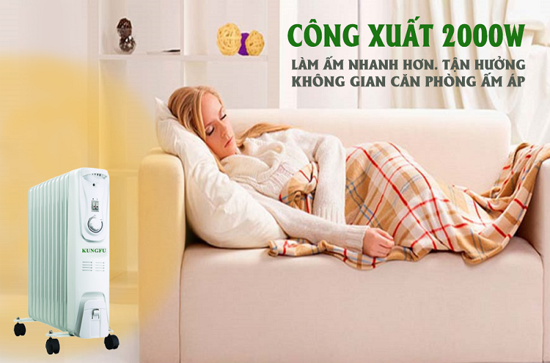 Máy sưởi dầu Kungfu KF-SD11 - hình 3