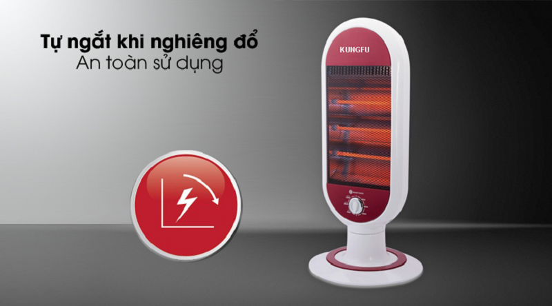 Máy sưởi hồng ngoại Kungfu KF-DSX03 - hình 5
