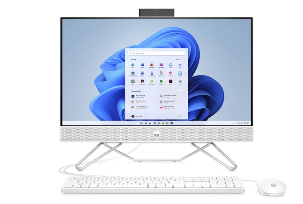 Máy tính HP AIO 24-cb1025d 7H3Z5PA (Intel Core i5-1235U / 8 GB / 512 GB / Intel Iris Xe / 23.8 inch FHD / Win 11 / Trắng)