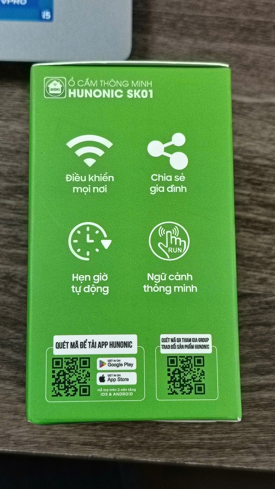 Tính năng nổi bật Ổ cắm di động Wifi Hunonic SK01