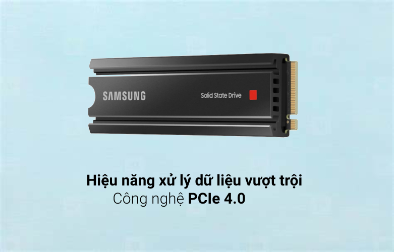 Ổ cứng gắn trong/ SSD Samsung 980 PRO Heatsink 1TB M2 NVMe 4.0 chính hãng
