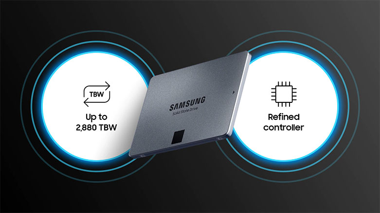 Ổ cứng SSD SAMSUNG 2TB SATA III 2.5inch - 870 QVO chính hãng - hình 2