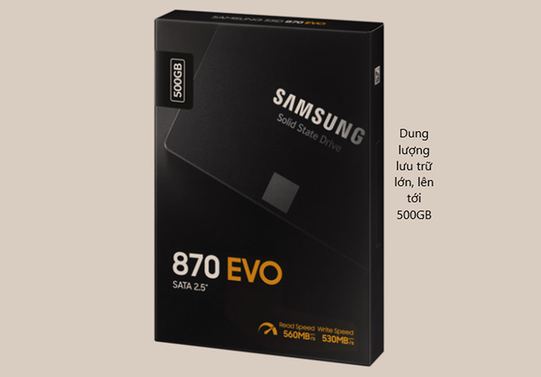 Ổ cứng SSD Samsung 870 EVO 500GB SATA III 2.5 inch chính hãng - hình 3
