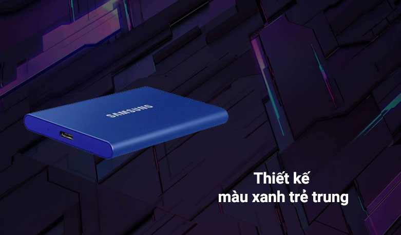 Ổ cứng SSD Samsung Portable T7 Non Touch 1TB 2.5" chính hãng - hình 2