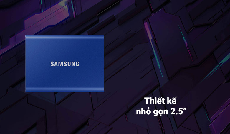 Ổ cứng SSD Samsung Portable T7 Non Touch 500GB 2.5" chính hãng