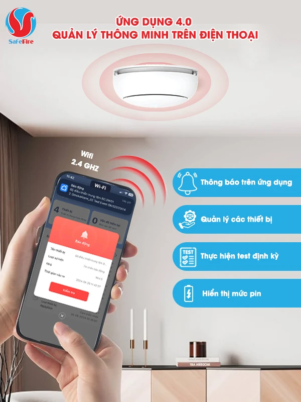Combo thiết bị báo cháy không dây SF-X