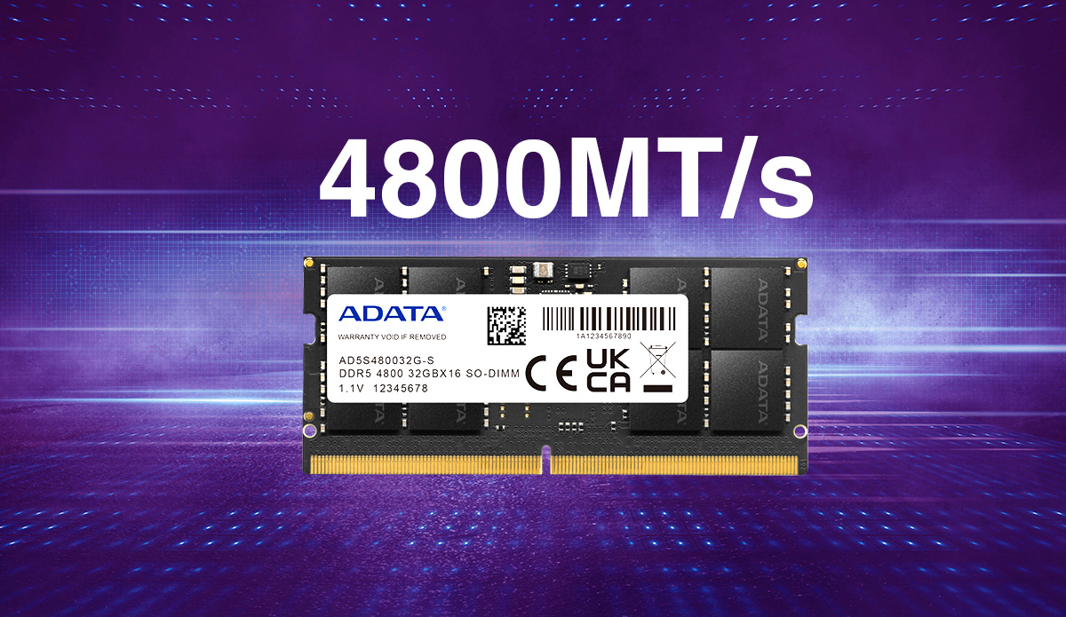Ram Laptop Adata 8GB DDR5 4800MHz AD5S48008G-S - hình 2
