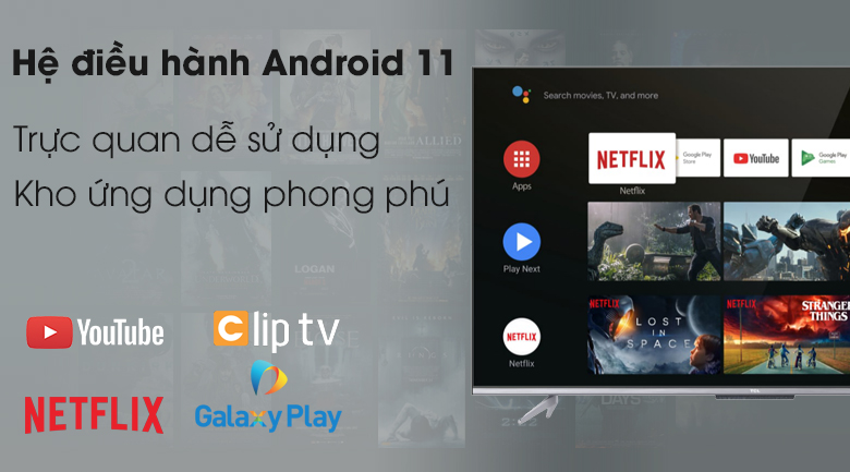 Smart Tivi TCL 4K 50P725 50 inch UHD Mới 2025 - hình 4