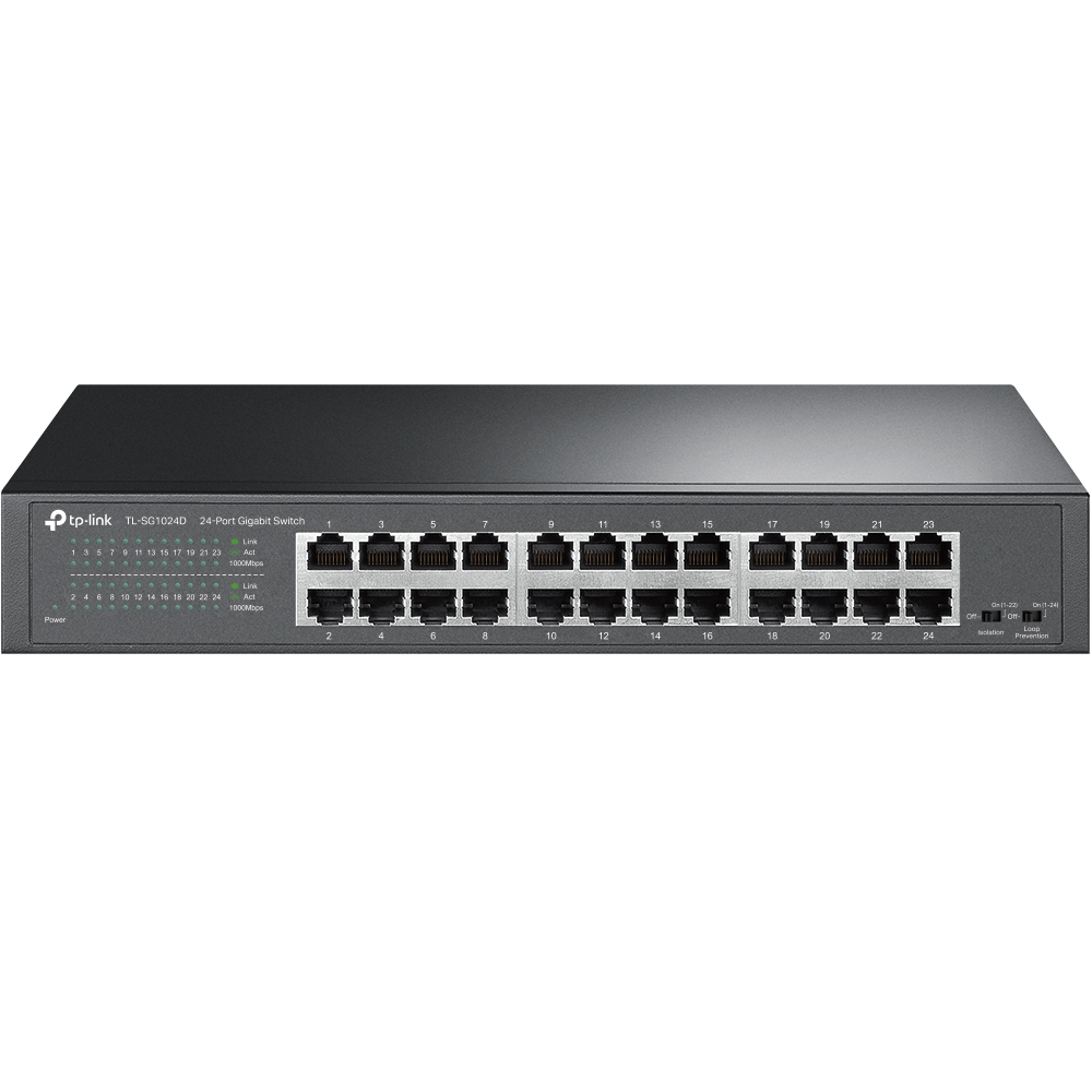Switch 24 Cổng Gigabit 1000Mbps (Vỏ Kim Loại) TP-Link TL-SG1024D - hình 2
