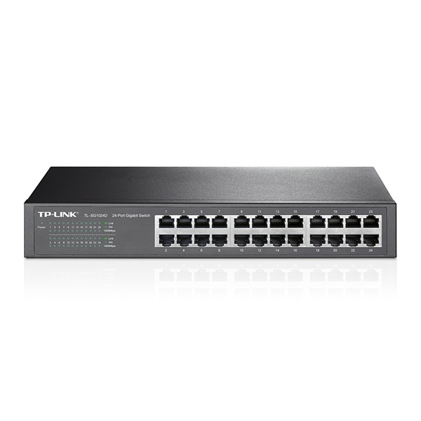 Switch 24 Cổng Gigabit 1000Mbps (Vỏ Kim Loại) TP-Link TL-SG1024D - hình 3