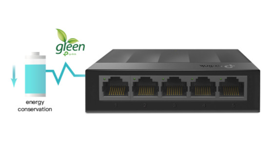 Switch 5 cổng Gigabit 1000Mbps (Vỏ Nhựa) TP-Link TL-LS1005G - hình 3