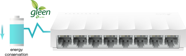 Switch TP-Link LS1008 8 Port 10/100Mbps vỏ nhựa - hình 4