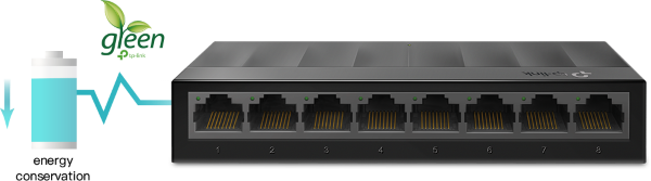 Switch TP-Link LS1008G 8 Port 10/100/1000Mbps vỏ nhựa - hình 4