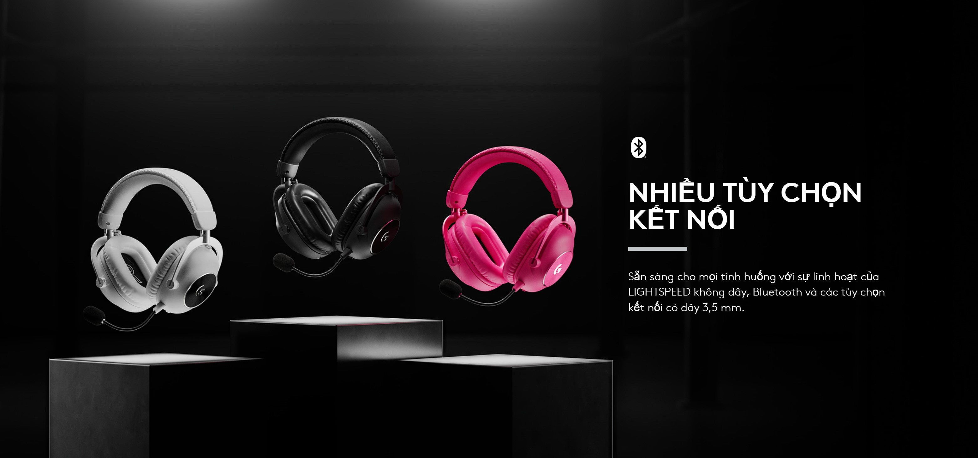 Tai nghe chơi game không dây Logitech PRO X 2 LIGHTSPEED Hồng (981-001276)