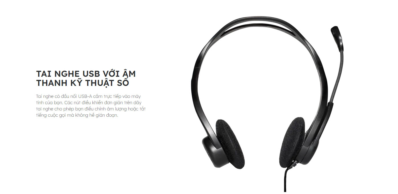 Tai nghe Logitech H370 981-000710 - hình 2