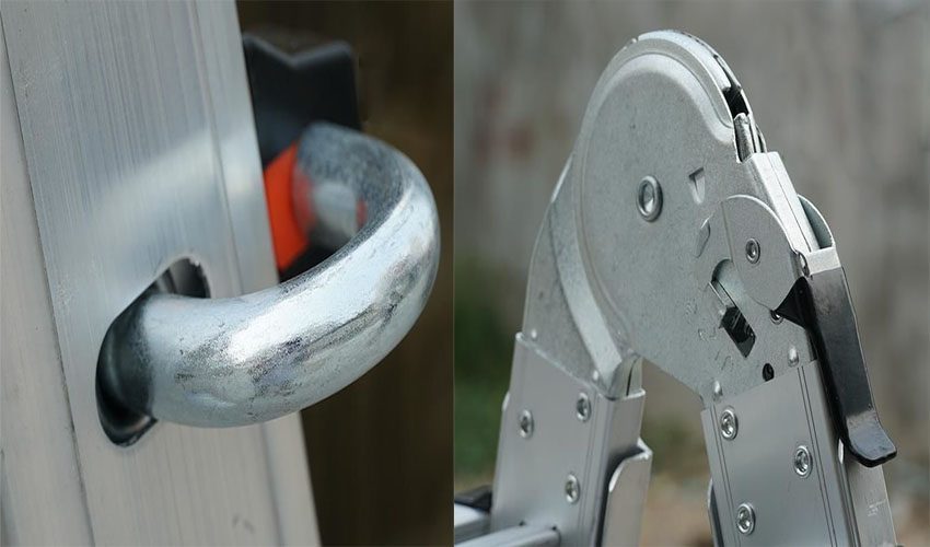 Thang nhôm rút gọn Chữ A KFA-2.5x2.5 - hình 5