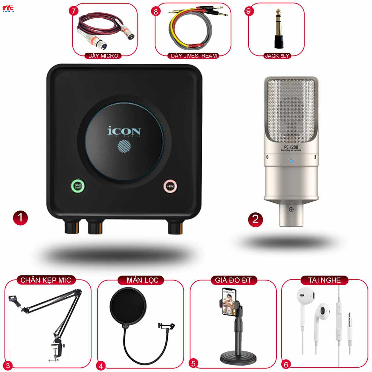 Top Thiết Bị Livestream Takstar Chính Hãng