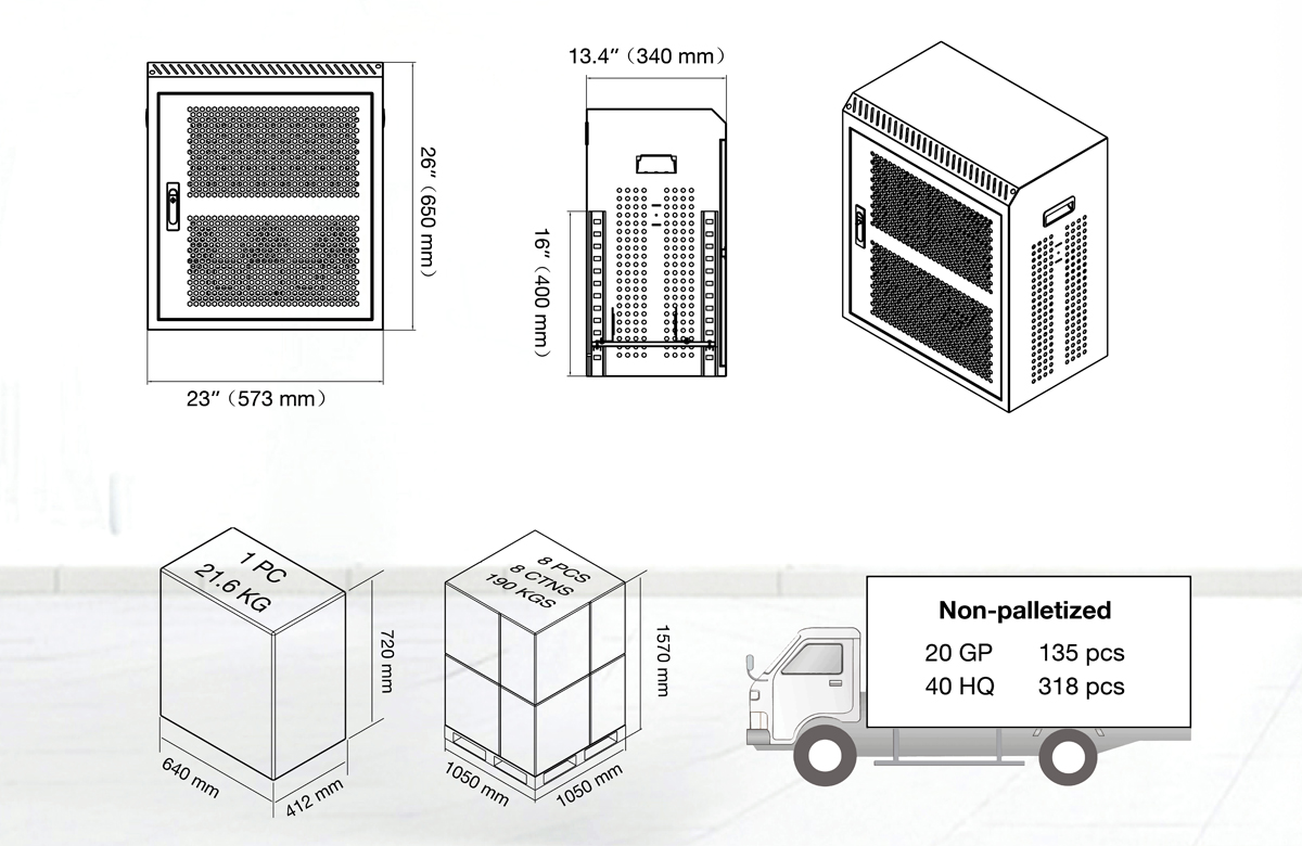Tủ rack G200 ( 0.8m) - 2 màu đen, trắng