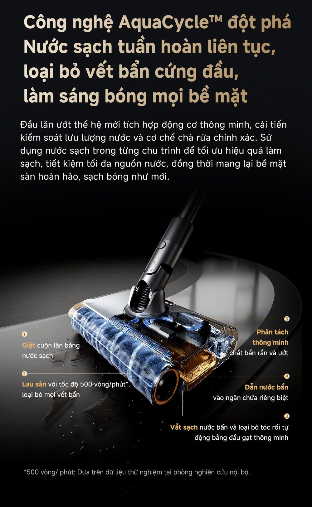 loại bỏ vết bẩn nhanh chóng