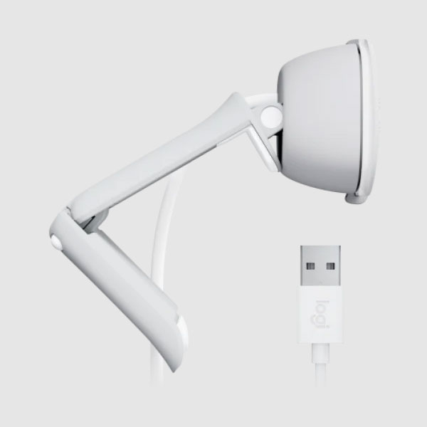 Webcam Logitech Brio 100 1080p full HD- Màu trắng - hình 3