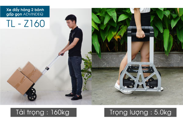 Xe đẩy hàng 2 bánh Advindeq TL-Z160 - hình 6