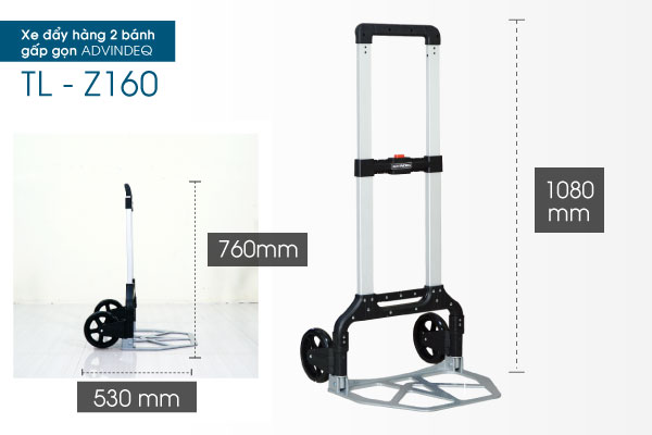 Xe đẩy hàng 2 bánh Advindeq TL-Z160 - hình 9