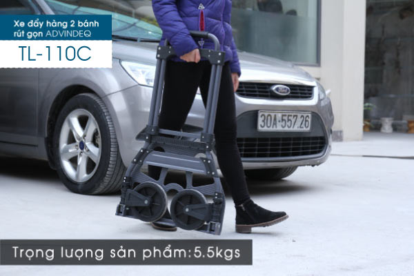 Xe đẩy hàng 2 bánh rút gọn ADVINDEQ TL-110C - hình 3