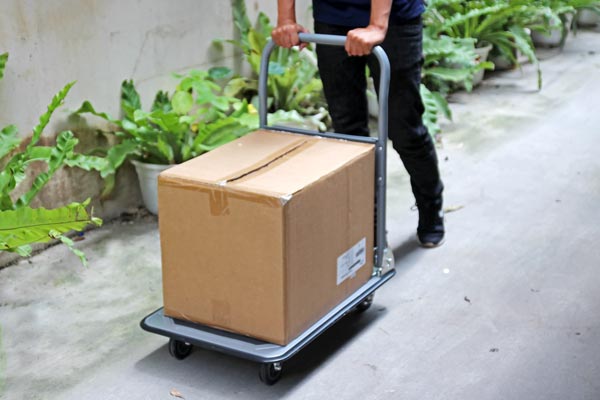 Xe đẩy hàng 4 bánh sàn thép ADVINDEQ TL-170 - hình 5