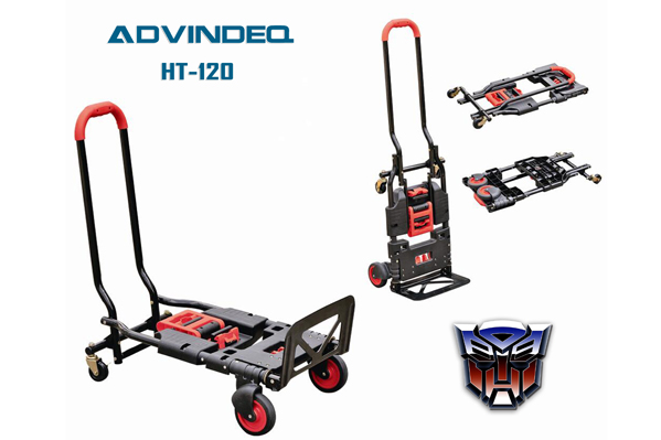 Xe đẩy hàng đa năng chuyển đổi 2 bánh và 4 bánh, gấp gọn ADVINDEQ HT-120 - hình 4