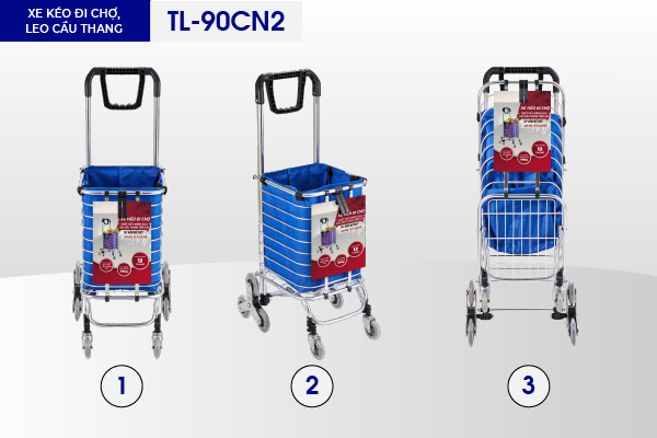Xe kéo đi chợ, leo cầu thang ADVINDEQ TL-90CN2